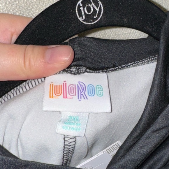 LuLaRoe Rainbow Amber Hoodie Top - Picture 5 of 6